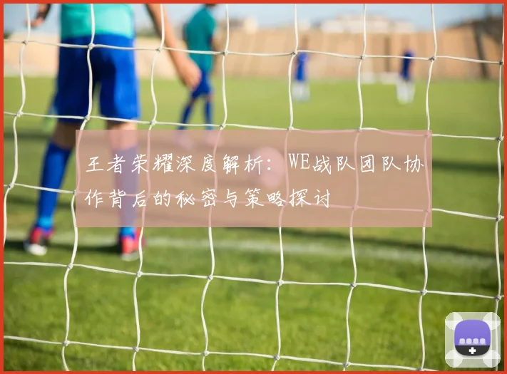 王者荣耀深度解析：WE战队团队协作背后的秘密与策略探讨