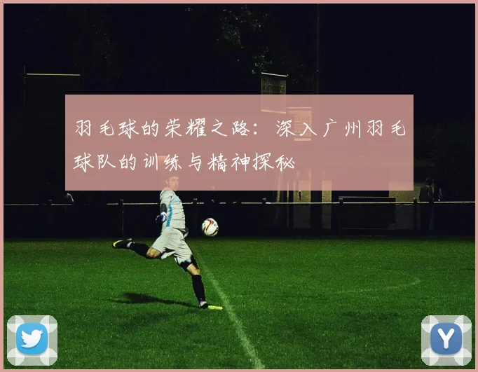 羽毛球的荣耀之路：深入广州羽毛球队的训练与精神探秘